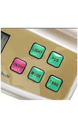 Digital Kitchen SF-400A 10kg Multipurpose LCD Screen Digital Weighing Measure Scale Machine for Measuring Fruits, Spice, Food, Vegetable (White, 10 Kg Max Capacity)